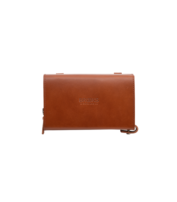 BROOKS D-SHAPED SADDLE BAG (HONEY)