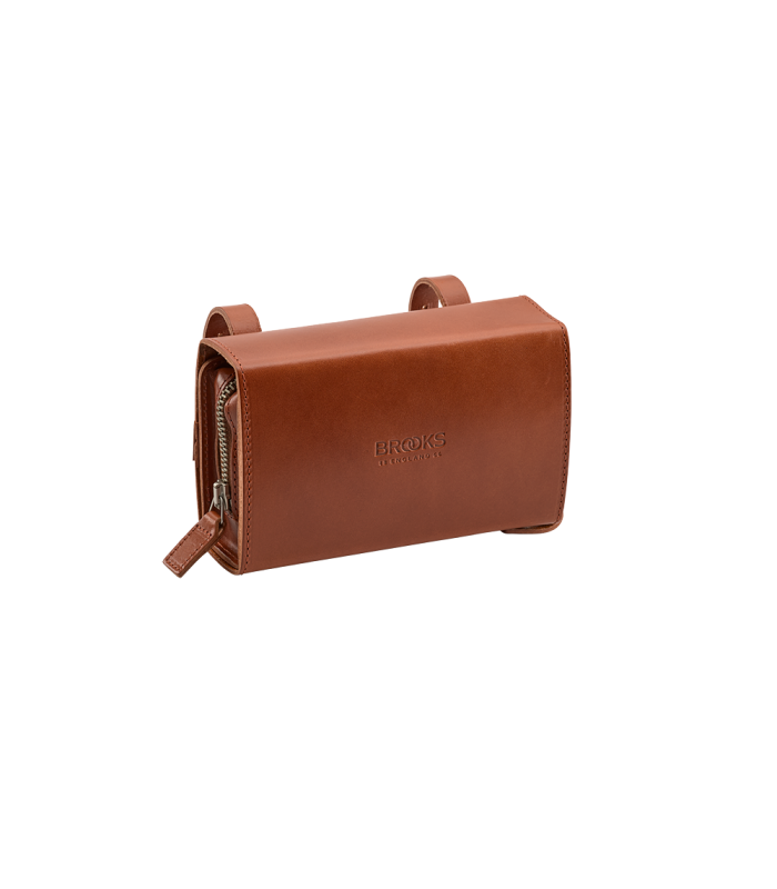 BROOKS D-SHAPED SADDLE BAG (HONEY)