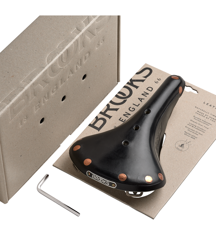 SILLÍN BROOKS B17 SPECIAL TITANIO (NEGRO)