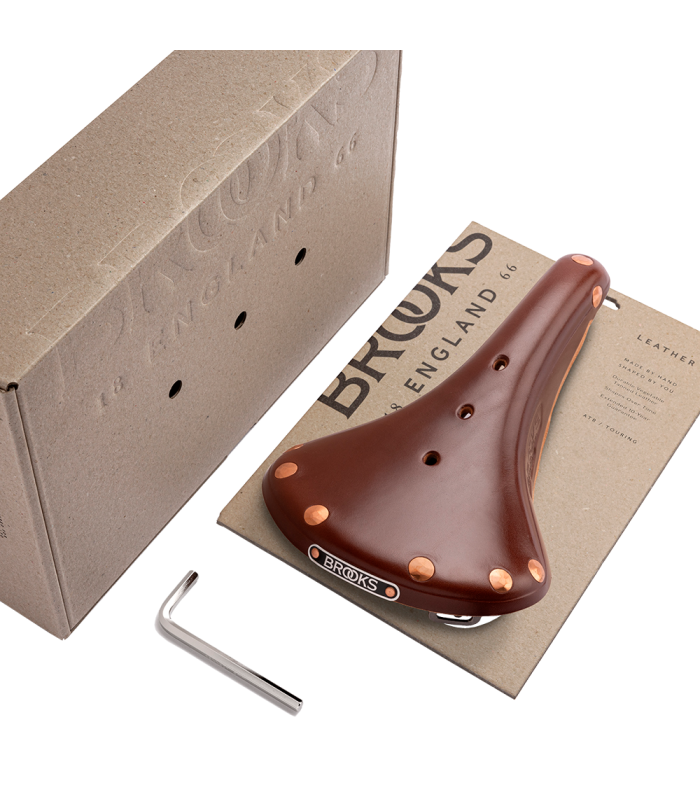 BROOKS B17 SPECIAL TITANIUM SADDLE (BROWN)