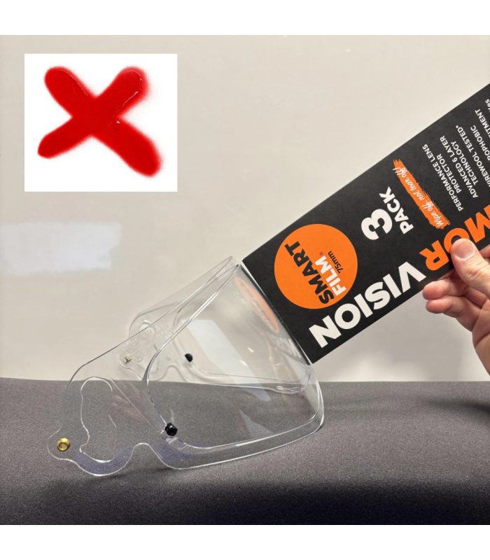 PROTECTOR DE VISERA ARMOR VISION SMARTFILM RACING (75 MM)