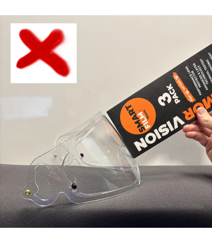 PROTECTOR DE VISERA ARMOR VISION SMARTFILM RACING (75 MM)