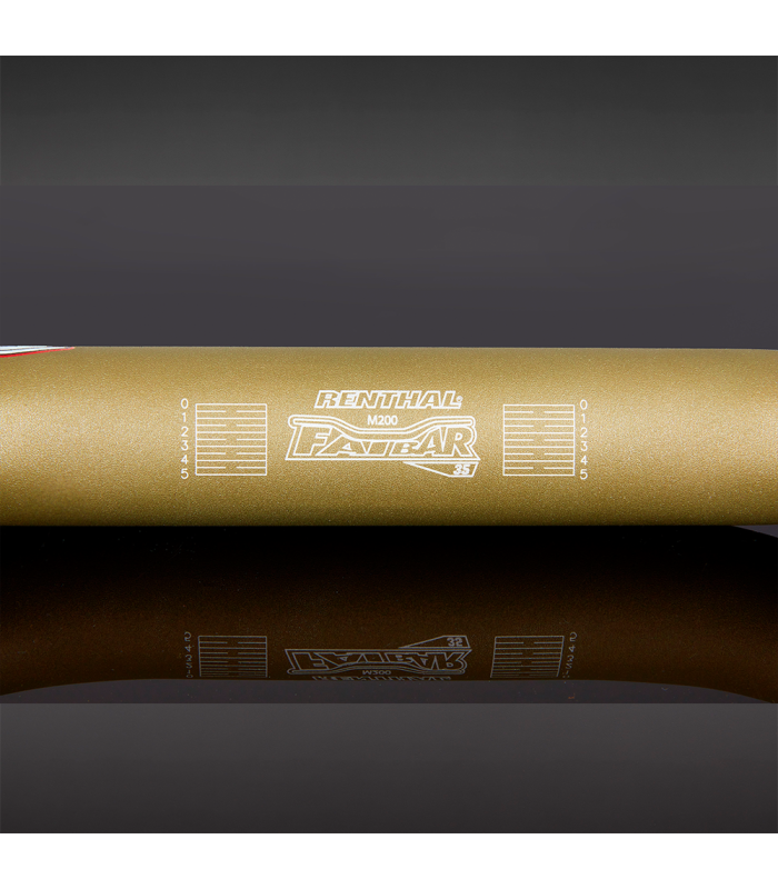 MANILLAR RENTHAL FATBAR 35 DORADO (820x50 MM)