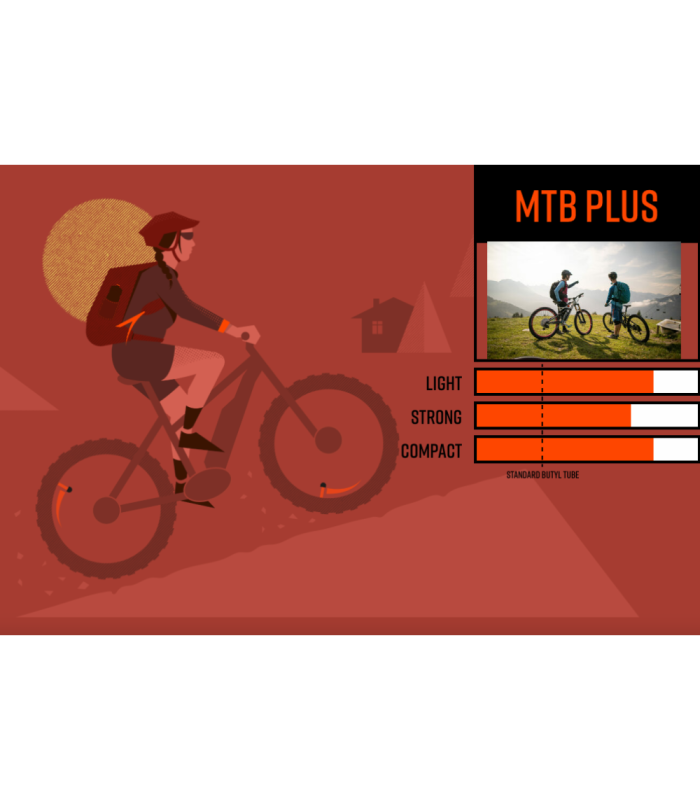 CÁMARA TUBOLITO TUBO-MTB PLUS SV 42 (27.5"/29" X 2.5"-3.0")