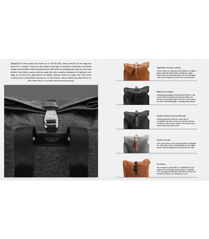 MOCHILA BROOKS PICKWICK ALGODÓN 26L (GOOSE BEAK/MAROON)