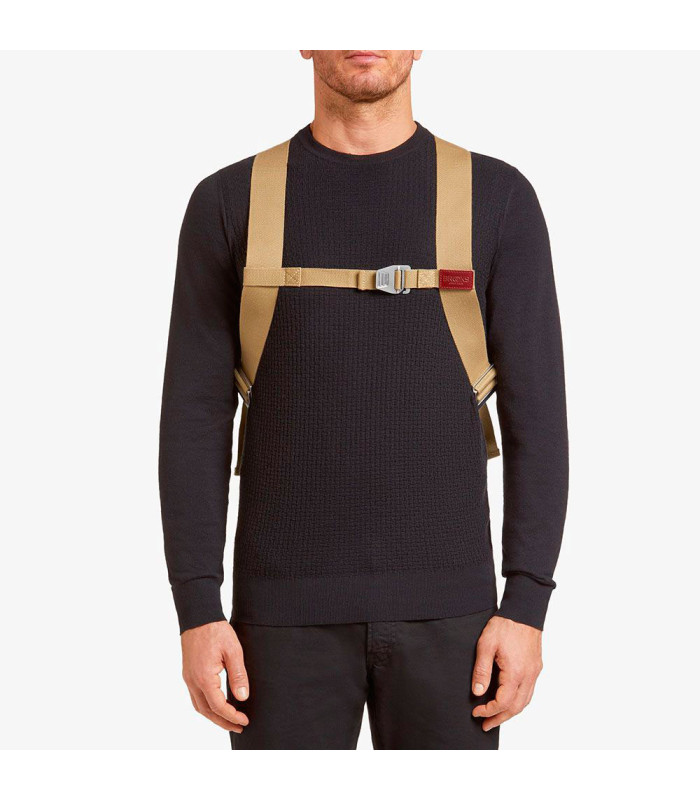 MOCHILA BROOKS PICKWICK ALGODÓN 26L (GOOSE BEAK/MAROON)