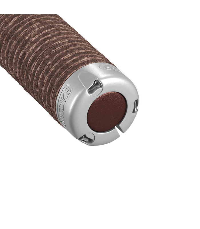 BROOKS PLUMP LEATHER GRIPS (BROWN)