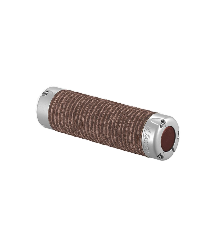BROOKS PLUMP LEATHER GRIPS (BROWN)