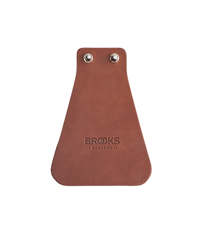 BROOKS LEATHER MUD FLAP (BROWN)