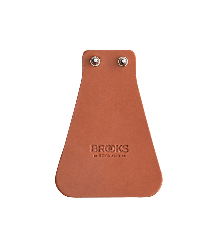 BROOKS LEATHER MUD FLAP (HONEY)