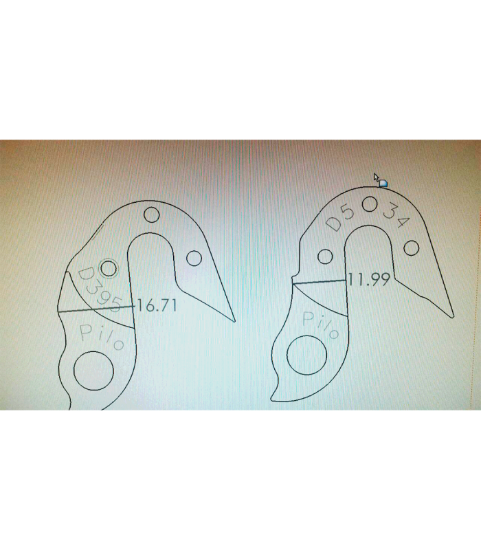 PILO D534 DERAILLEUR HANGER CIPOLLINI