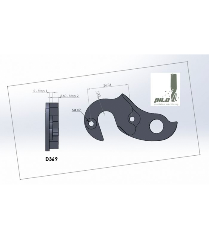 PATA CAMBIO PILO D369 COLNAGO