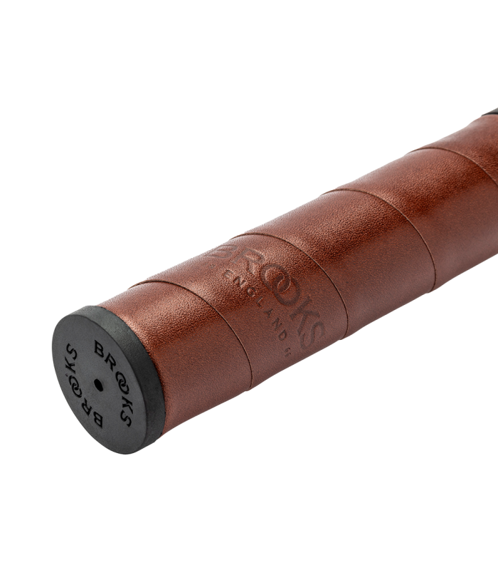 BROOKS WILLOW LEATHER GRIPS (BROWN)