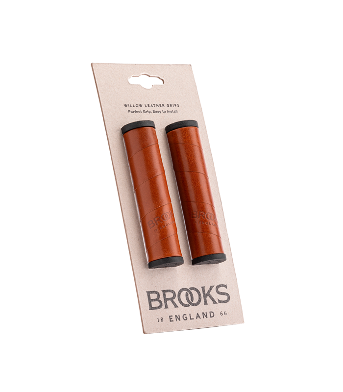 BROOKS WILLOW LEATHER GRIPS (HONEY)