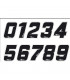 RTECH BLACK NUMBER STICKERS (10 UNITS)