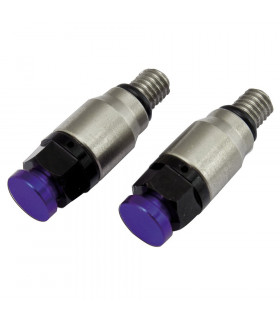 RTECH CNC FORK BLEEDER  SHOWA/KYB M5 (COUPLE/BLUE)