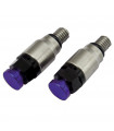 RTECH CNC FORK BLEEDER  SHOWA/KYB M5 (COUPLE/BLUE)