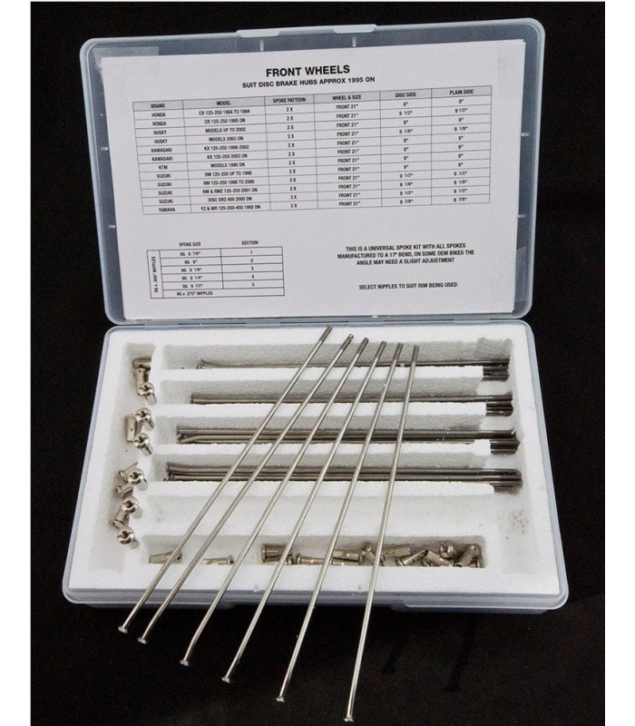 RTECH 6 PCS SPOKES SET (FRONT WHEEL)