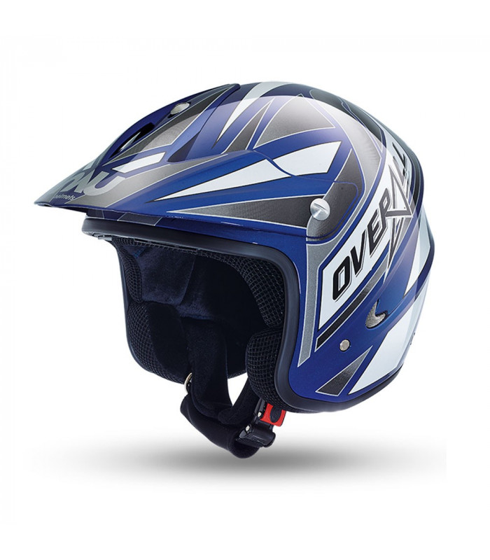 NAU N400 OVERALL TRIAL HELMET (BLACK/BLUE)