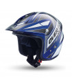 CASCO TRIAL NAU N400 OVERALL (NEGRO/AZUL)