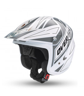 NAU N400 OVERALL TRIAL HELMET (WHITE/GREY)
