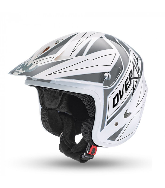 CASCO TRIAL NAU N400 OVERALL (BLANCO/GRIS)