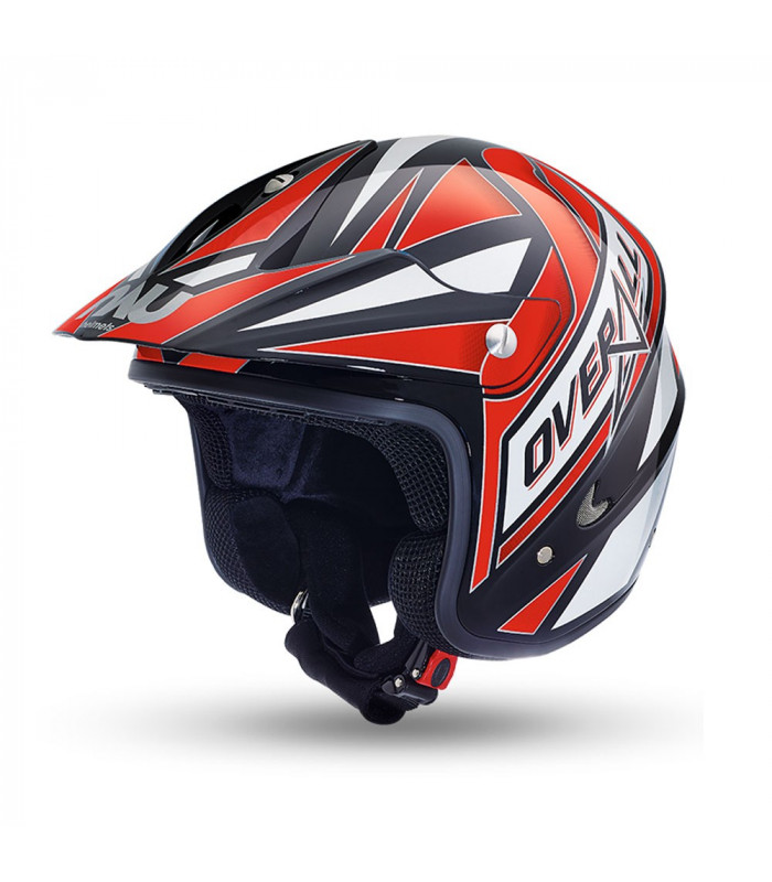 CASCO TRIAL NAU N400 OVERALL (NEGRO/ROJO)
