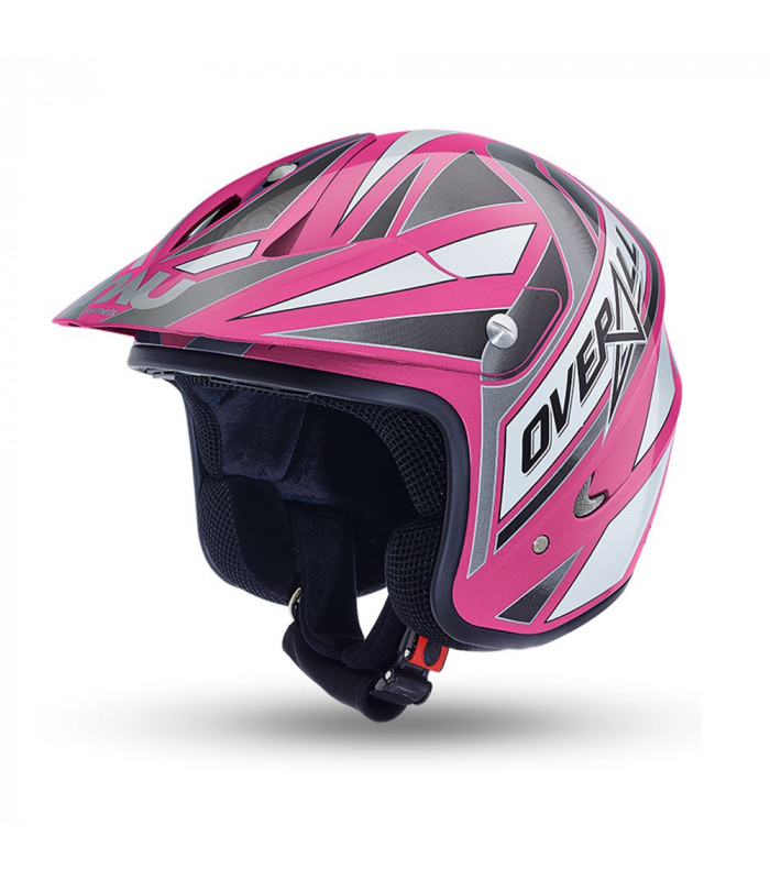 NAU N400 OVERALL TRIAL HELMET (PINK/GRAY)