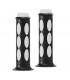DOMINO DUAL COLORED SCOOTER GRIPS (BLACK/WHITE)