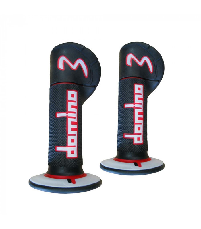 DOMINO EXPERIENCE 3 MX GRIPS (RED/BLACK/GREY)