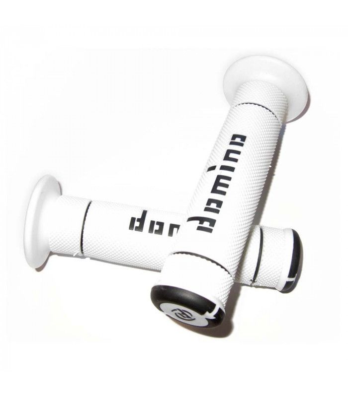 DOMINO DUAL COLORED TRIAL GRIPS (WHITE/BLACK)