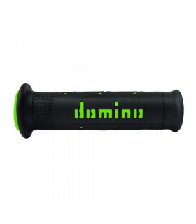 DOMINO XM2 SUPERSOFT ROAD GRIPS (BLACK/GREEN)