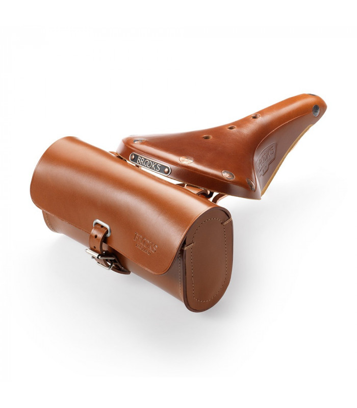 BROOKS CHALLENGE SADDLE BAG (BROWN)