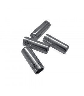 TOPES FUNDA CABLE DE ALUMINIO SAPIENCE (PLATEADAS/100 U) | TopFun.com