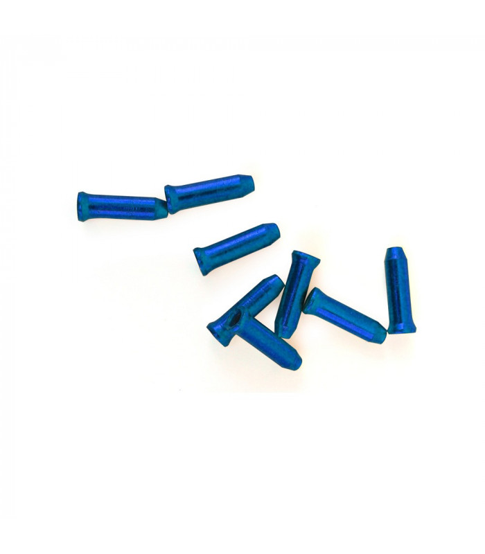 SAPIENCE ALUMINIUM CABLE END  CAP (Blue/100 units)