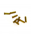 TOPES DE CABLE DE ALUMINIO SAPIENCE (DORADOS/100 U)