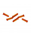 SAPIENCE ALUMINIUM CABLE END CAP (ORANGE/100 UNITS)