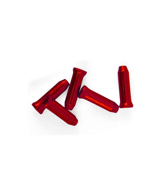 SAPIENCE ALUMINIUM CABLE END CAP (RED/500 UNITS)