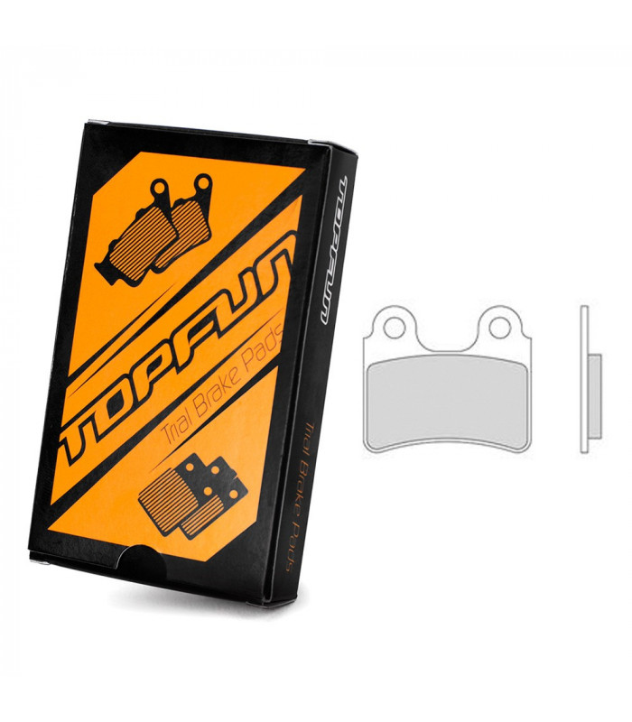 TOPFUN BRAKE PADS AJP 4 PISTONS FRONT CALIPER