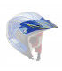 TOP FUN TRIAL HELMET VISOR   (BLUE)