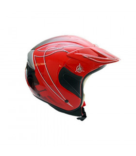 TOPFUN TRIAL HELMET (BRIGHT RED)