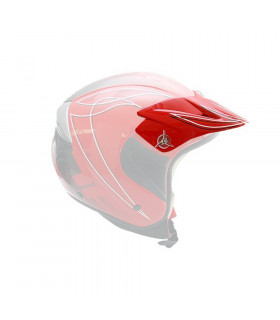VISERA CASCO TRIAL TOPFUN  (ROJA)