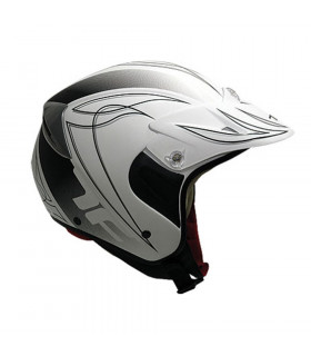 TOPFUN TRIAL HELMET (MATE WHITE)