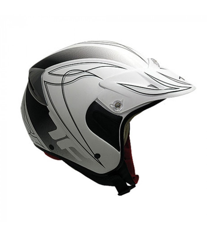 TOPFUN TRIAL HELMET (MATE WHITE)