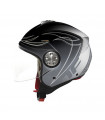 CASCO TOPFUN EAGLE (NEGRO MATE)