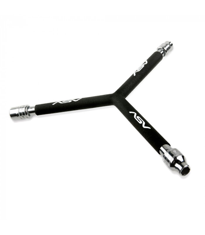 LLAVE TRES PUNTAS ASV ACERO FORJADO/CROMADO | TopFun.com