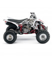 KIT ADHESIVOS + FUNDA ASIENTO ONE INDUSTRIES TATOO WHITE YAMAHA YZF 450