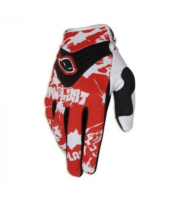 UFO PUNK RED GLOVES (SIZE: S) | TopFun.com
