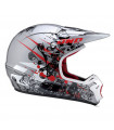 CASCO ONE INDUSTRIES KOMBAT MASSACRE (ROJO/PLATA) | TopFun.com