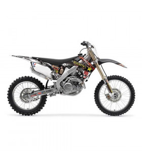 H&H ROCKSTAR GRAPHICS KIT + SEAT COVER HONDA CRF 250 (2006-2009) | TopFun.com